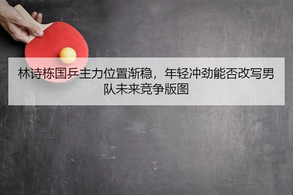 林诗栋国乒主力位置渐稳，年轻冲劲能否改写男队未来竞争版图